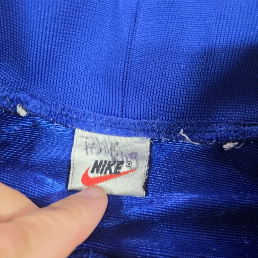 Vintage Nike Goalkeeper Jersey Mens‎ Medium Long Sleeve Padded Elbow Royal Blue